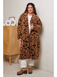 Curvy Lady Płaszcz przejściowy w kolorze brązowym rozmiar: 40/42. Brązowe płaszcze Curvy Lady, bez wzorów, bez kaptura. Za 223.95 zł.