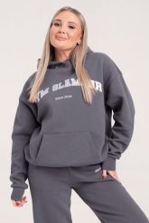 Bluza fitness damska Gym Glamour college. Szare bluzy GYM GLAMOUR, uniwersalny, bez wzorów, z bawełny, z kapturem. Za 199.99 zł.