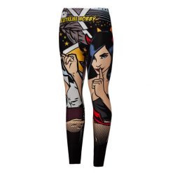 Legginsy sportowe damskie z wysokim stanem EXTREME HOBBY COMICS. Legginsy EXTREME HOBBY, s, bez wzorów, z elastanu, z podwyższonym stanem, do biegania. Za 229.00 zł.