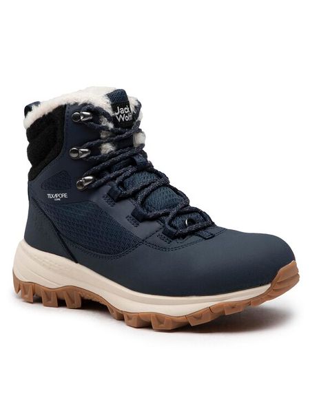 Jack Wolfskin Trekkingi Everquest Texapore High W 4053591 Granatowy. Niebieskie obuwie sportowe Jack Wolfskin, ze skóry, trekkingowe. Za 739.99 zł.