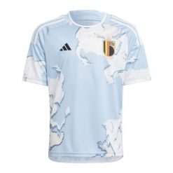 Koszulka Belgium Women's Team 23 Away. Niebieskie bluzki Adidas, s, bez wzorów, sportowe, bez kołnierzyka, bez ramiączek. Za 329.00 zł.