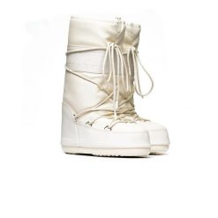 Śniegowce Moon Boot ICON RUBBER 80D1402760-L002. Białe trapery i śniegowce Moon Boot, z gumy. Za 829.00 zł.