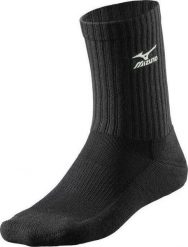 Skarpety sportowe uniseks Mizuno Volley Socks Medium. Czarne skarpety Mizuno, bez wzorów, z bawełny. Za 26.99 zł.
