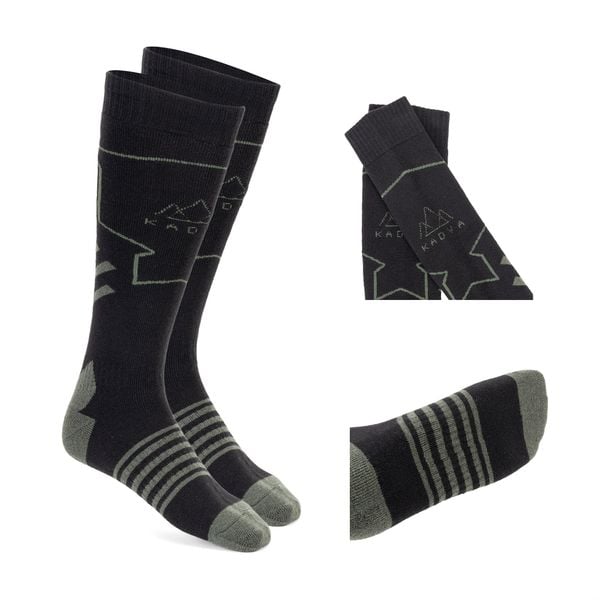 Skarpety narciarskie KADVA Skio. Czarne skarpety KADVA, bez wzorów. Za 44.99 zł.