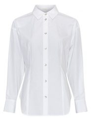 MOSS COPENHAGEN Koszula "Rabea" w kolorze białym rozmiar: XL. Białe koszule Moss Copenhagen, xl, bez wzorów, bez kołnierzyka, bez ramiączek. Za 140.20 zł.