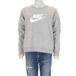 Nike Bluza damska szara. Szare bluzy Nike, l, bez wzorów, z materiału, bez kaptura. Za 97.94 zł.
