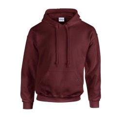 Bluza Z Kapturem Dla Dorosłych Unisex Heavy Blend. Czerwone bluzy sportowe GILDAN, m, bez wzorów, z bawełny, z kapturem. Za 154.99 zł.
