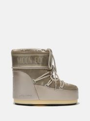 Śniegowce damskie Moon Boot ICON LOW GLANCE PLATINUM SATIN BOOTS. Szare trapery i śniegowce Moon Boot. W wyprzedaży za 799.20 zł.