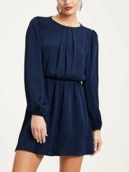 LA Angels Sukienka w kolorze granatowym rozmiar: XL. Niebieskie sukienki LA Angels, xl, bez wzorów, bez kołnierzyka, bez ramiączek, mini. Za 86.99 zł.