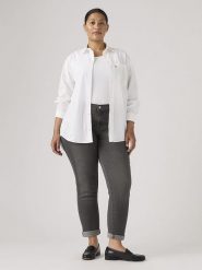 Levi's Dżinsy - Boyfriend fit - w kolorze szarym rozmiar: W31/L30. Szare jeansy Levi's®, l, z aplikacjami. Za 205.83 zł.