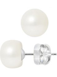 Pearline Kolczyki-wkrętki z perłami w kolorze białym rozmiar: onesize. Białe kolczyki Pearline, z perłą, złote. Za 295.45 zł.