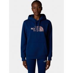 Bluza z kapturem damska The North Face W Drew Peak. Niebieskie bluzy The North Face, s, bez wzorów, z kapturem. Za 439.00 zł.