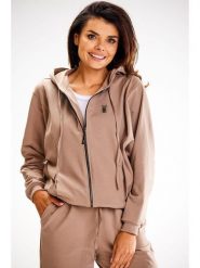 Awama Bluza w kolorze beżowym rozmiar: M. Brązowe bluzy Awama, m, z aplikacjami, bez kaptura. Za 149.99 zł.