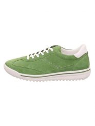 Legero Skórzane sneakersy "Alia" w kolorze zielonym rozmiar: 42. Zielone trampki Legero, bez wzorów, bez zapięcia. Za 259.95 zł.