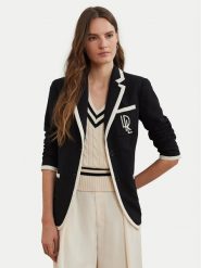 LAUREN RALPH LAUREN Marynarka 200936101002 Czarny Straight Fit. Czarne marynarki i żakiety Lauren Ralph Lauren, bez wzorów, z syntetyku. Za 1,099.00 zł.