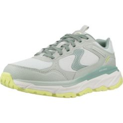 Buty SKECHERS DLUX JORNEY Zielony. Zielone obuwie sportowe Skechers, ze skóry, bez zapięcia. Za 387.99 zł.
