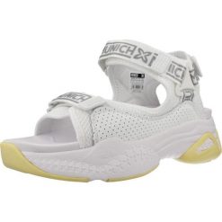 Sandały MUNICH AREIA Biały. Białe sandały munich, bez wzorów, z syntetyku, sportowe, bez obcasa, bez zapięcia. Za 264.40 zł.