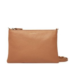 Torebka Coccinelle. Brązowe listonoszki Coccinelle, bez wzorów, bez dodatków. Za 419.99 zł.