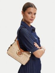 Guess Torebka Camden Mini HWRB93 08720 Beżowy. Brązowe torebki klasyczne Guess, z aplikacjami, z materiału, bez dodatków. Za 589.99 zł.