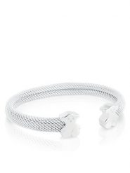 TOUS Bransoletka Mesh 1003962070 Srebrny. Szare bransoletki Tous, srebrne. Za 799.99 zł.