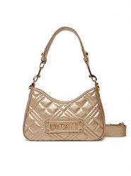 LOVE MOSCHINO Torebka JC4152PP1MLA196A Złoty. Żółte torebki klasyczne Love Moschino, bez wzorów, ze skóry, bez dodatków. Za 519.99 zł.