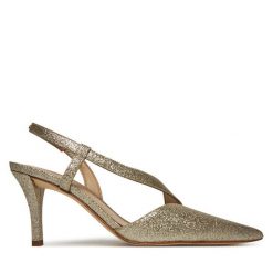 Sandały MICHAEL Michael Kors. Żółte sandały MICHAEL Michael Kors, bez wzorów, bez obcasa, na szpilce, bez zapięcia. Za 539.99 zł.