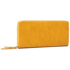 ACCCESSORIES 1W1-030-AW20 Żółty. Żółte portfele ACCCESSORIES, bez wzorów, ze skóry ekologicznej. Za 29.99 zł.