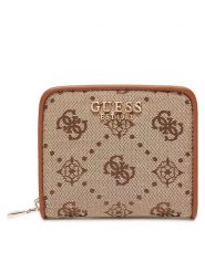 Guess Mały Portfel Damski SWJP96 54137 Beżowy. Brązowe portfele Guess, z aplikacjami, z materiału. Za 219.99 zł.