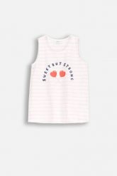 T-shirt bez rękawów. T-shirty COCCODRILLO, bez wzorów, z bawełny, bez kołnierzyka, bez ramiączek. W wyprzedaży za 19.90 zł.