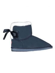 Geographical Norway Botki zimowe "Owisti" w kolorze granatowym rozmiar: 41. Niebieskie botki Geographical Norway, na zimę, bez wzorów, z futra, bez obcasa, bez zapięcia. Za 108.49 zł.