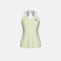 PLAY TECH Damski Top. Zielone topy Head, bez wzorów, bez kołnierzyka, bez ramiączek. Za 260.00 zł.