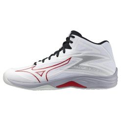 Buty do siatkówki Dorosły Mizuno Thunder Blade Z biały. Białe obuwie sportowe Mizuno, bez zapięcia, do siatkówki. Za 339.55 zł.