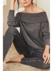 LA Angels Sweter w kolorze antracytowym rozmiar: S. Czarne swetry LA Angels, s, bez wzorów, bez ramiączek. Za 134.85 zł.