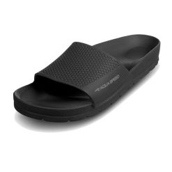 Klapki basenowe unisex Aqua Speed Oslo. Czarne klapki Aqua-Speed, bez wzorów, bez obcasa. Za 59.99 zł.