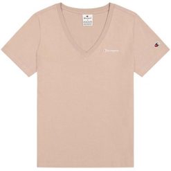 Koszulka damska Champion 117536. Brązowe koszulki sportowe Champion, bez wzorów, prążkowane, bez ramiączek. Za 95.00 zł.