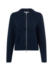 Samsøe Samsøe Kardigan z alpaką - Sajeanne Kobiety Wełna niebieski, S. Niebieskie kardigany Samsøe & Samsøe, s, bez wzorów, z wełny. Za 549.95 zł.