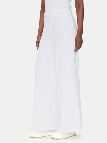 EA7 Emporio Armani Spodnie materiałowe 7W000165 AF12654 U0002 Biały Regular Fit. Białe spodnie materiałowe EA7 Emporio Armani, xs, bez wzorów, z materiału. Za 369.99 zł.