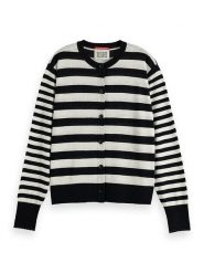 Scotch & Soda Kardigan w kolorze czarno-białym rozmiar: XL. Białe kardigany Scotch & Soda, xl, bez wzorów. Za 196.45 zł.