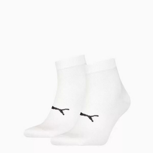 Puma Skarpety Sport Light Quarter 2-Pack 93890402. Białe skarpety Puma, bez wzorów, z tkaniny. Za 53.99 zł.