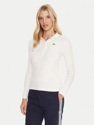 Lacoste Polo DF5281 Beżowy Slim Fit. Brązowe koszulki polo Lacoste, bez wzorów, z bawełny, bez kołnierzyka, bez ramiączek. Za 639.99 zł.