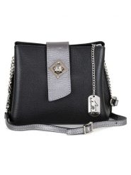 Anna Morellini Skórzana torebka "Santuzza" w kolorze czarnym - 22 x 19 x 10 cm rozmiar: onesize. Czarne torby na ramię Anna Morellini, bez wzorów, z materiału, na ramię, bez dodatków. Za 217.99 zł.