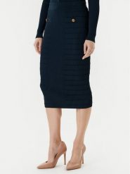 Guess Spódnica ołówkowa W5YD66 Z0130 Zielony Slim Fit. Zielone spódnice Guess, xl, z aplikacjami, z wiskozy, ołówkowe. Za 479.99 zł.