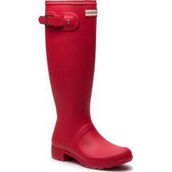 Kalosze HUNTER - Original Tour WFT1026RMA Flare. Czerwone kalosze Hunter, z aplikacjami, z kauczuku. W wyprzedaży za 389.00 zł.