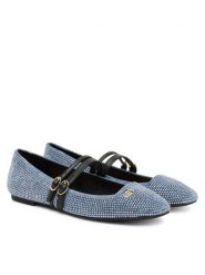 Liu Jo Baleriny Brigitte 06 SF5113 TX365 Niebieski. Niebieskie baleriny Liu Jo, bez wzorów, z materiału, bez obcasa. Za 629.99 zł.