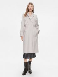Calvin Klein Trencz Essential K20K206320 Szary Regular Fit. Szare płaszcze Calvin Klein, bez wzorów, z bawełny, bez kaptura. Za 679.99 zł.