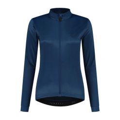 Bluza rowerowa damska Rogelli Core. Niebieskie bluzy Rogelli, na lato, m, bez wzorów, bez kaptura. Za 259.00 zł.