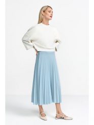 Rich & Royal Spódnica w kolorze błękitnym rozmiar: 36. Niebieskie spódnice Rich & Royal, na co dzień, bez wzorów, midi, proste. Za 199.49 zł.