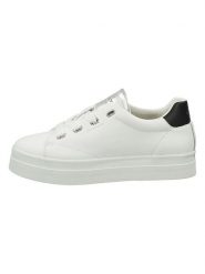 GANT Footwear Skórzane sneakersy "Avona" w kolorze białym rozmiar: 41. Białe trampki GANT Footwear, bez wzorów, bez zapięcia. Za 104.64 zł.