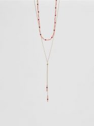 Naszyjnik z kamieniami - wielobarwny. Naszyjniki Reserved. Za 49.99 zł.