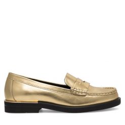 Lordsy Gino Rossi. Żółte lordsy Gino Rossi, bez wzorów, bez obcasa, bez zapięcia. Za 155.99 zł.